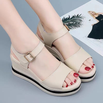Orthoea Pro™ Sandales en cuir Soft Sand pour femmes