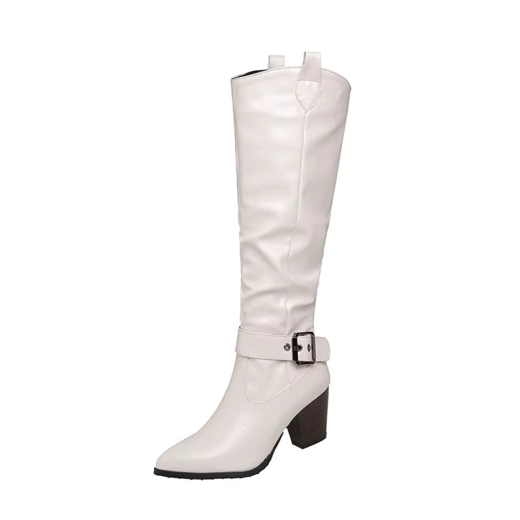 Orthoea Pro™ Bottines à talons hauts et épais pour femmes