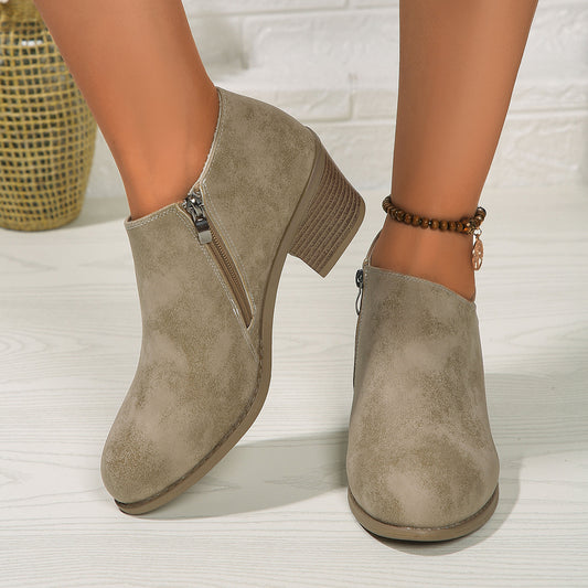 Orthoea Pro™ Confort Velours – Bottes en daim orthopédiques Femmes