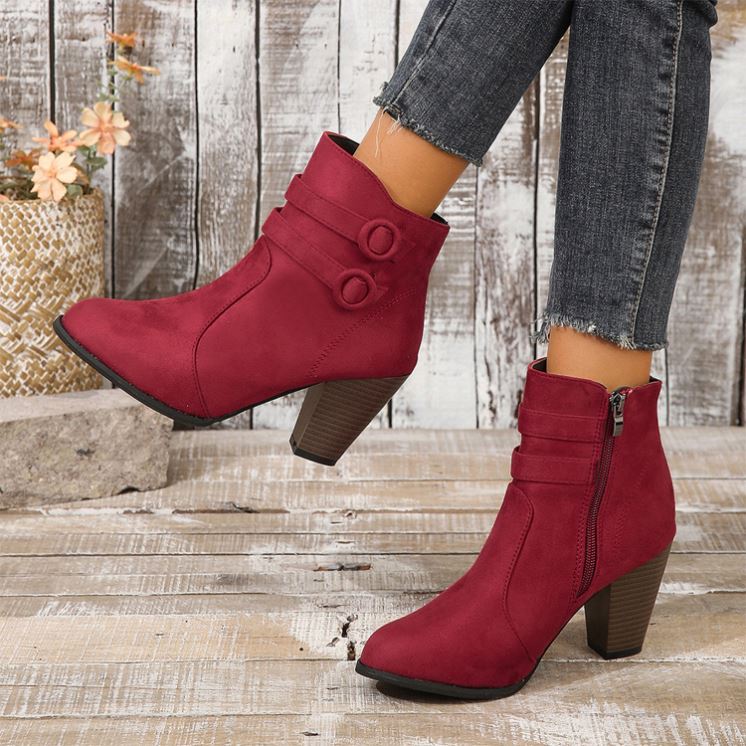 Orthoea Pro™ Bottines en velours pour femmes