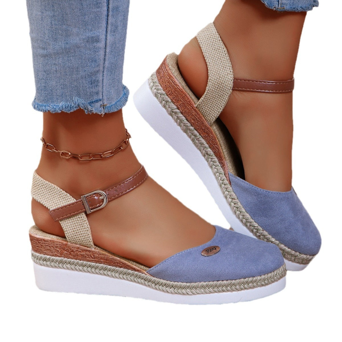 Orthoea Pro™ Sandales Orthopédiques à talons compensés
