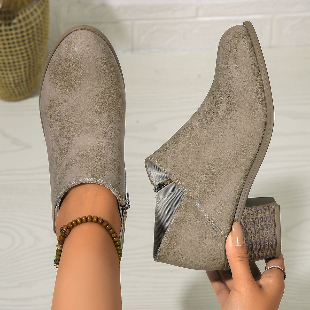 Orthoea Pro™ Confort Velours – Bottes en daim orthopédiques Femmes