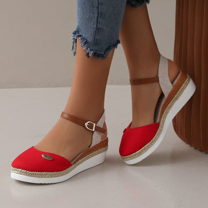 Orthoea Pro™ Sandales Orthopédiques à talons compensés