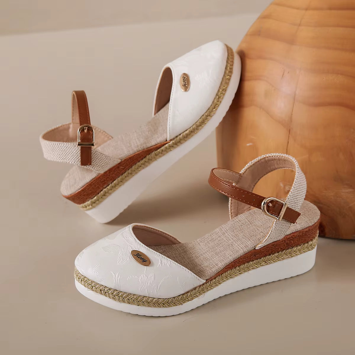 Orthoea Pro™ Sandales Orthopédiques à talons compensés