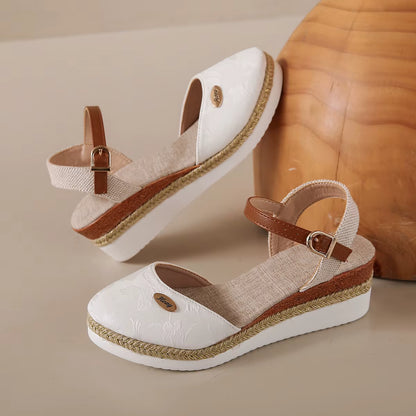 Orthoea Pro™ Sandales Orthopédiques à talons compensés
