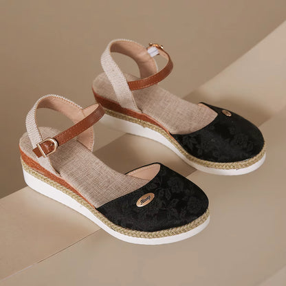 Orthoea Pro™ Sandales Orthopédiques à talons compensés