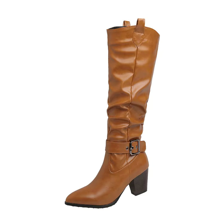 Orthoea Pro™ Bottines à talons hauts et épais pour femmes