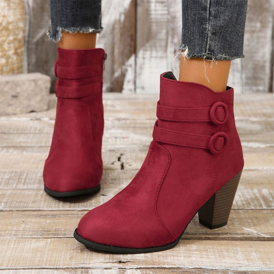 Orthoea Pro™ Bottines en velours pour femmes