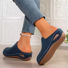 Pantoufles orthopédiques à talons épais