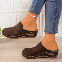 Pantoufles orthopédiques à talons épais